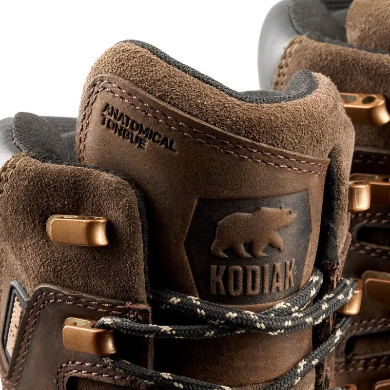 Kodiak Neragon Men's 8" Waterproof Composite Toe Work Boot 1304Db - Dark Brown 10