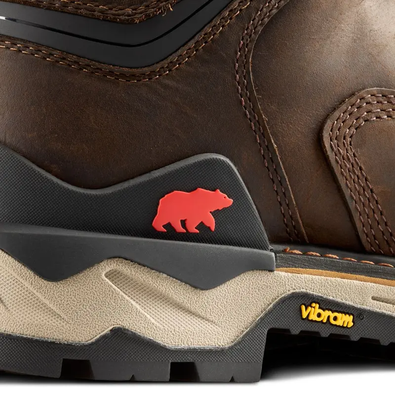 Kodiak Neragon Men's 8" Waterproof Composite Toe Work Boot 1304Db - Dark Brown 12