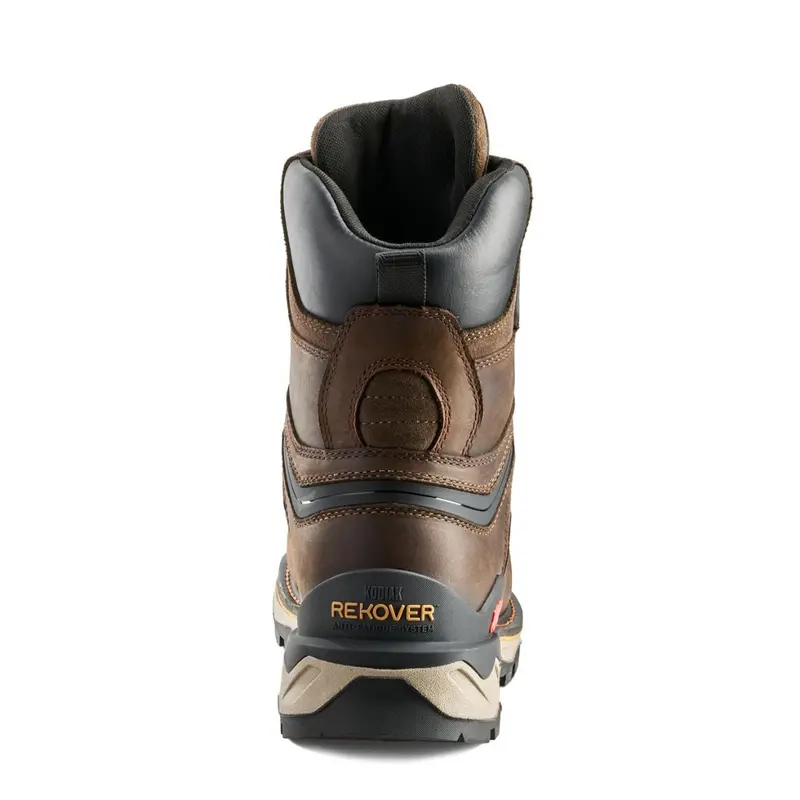 Kodiak Neragon Men's 8" Waterproof Composite Toe Work Boot 1304Db - Dark Brown 7
