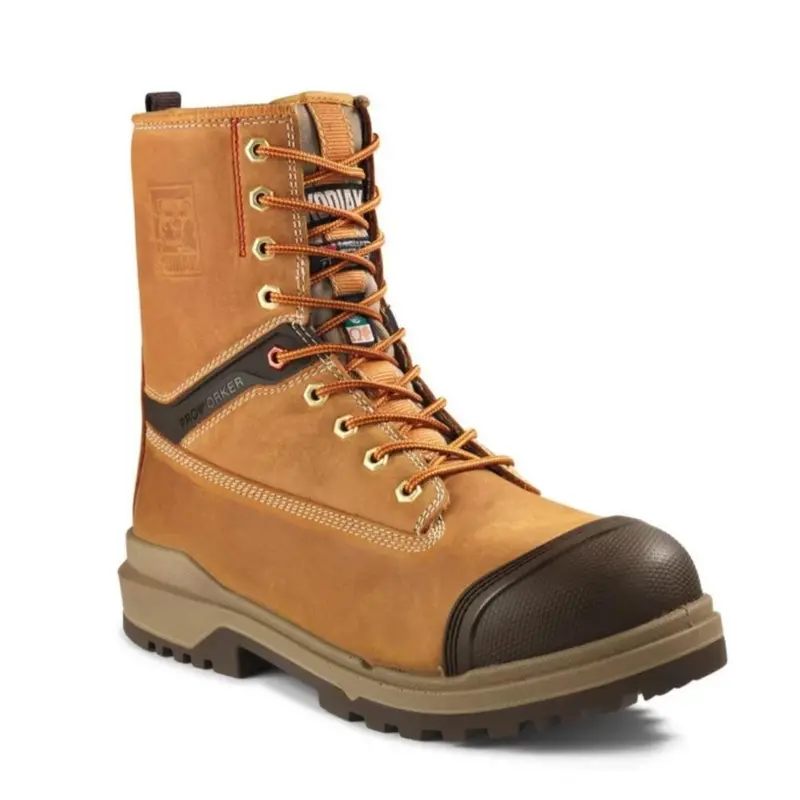 Kodiak Proworker Master Men's 8" Composite Toe Work Boot With Bumper Toe Kd0a4nk3fwe - Tan 2