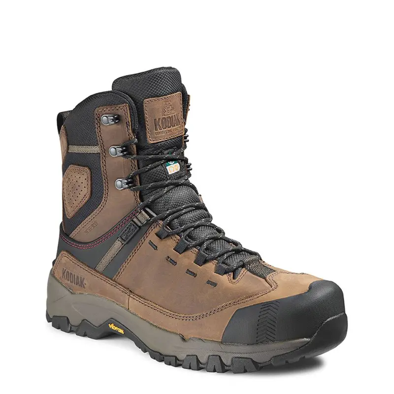 Kodiak Quest Bound Men's 8 Inch Waterproof Composite Toe Work Boot Kd0a4thhbrn - Brown 2