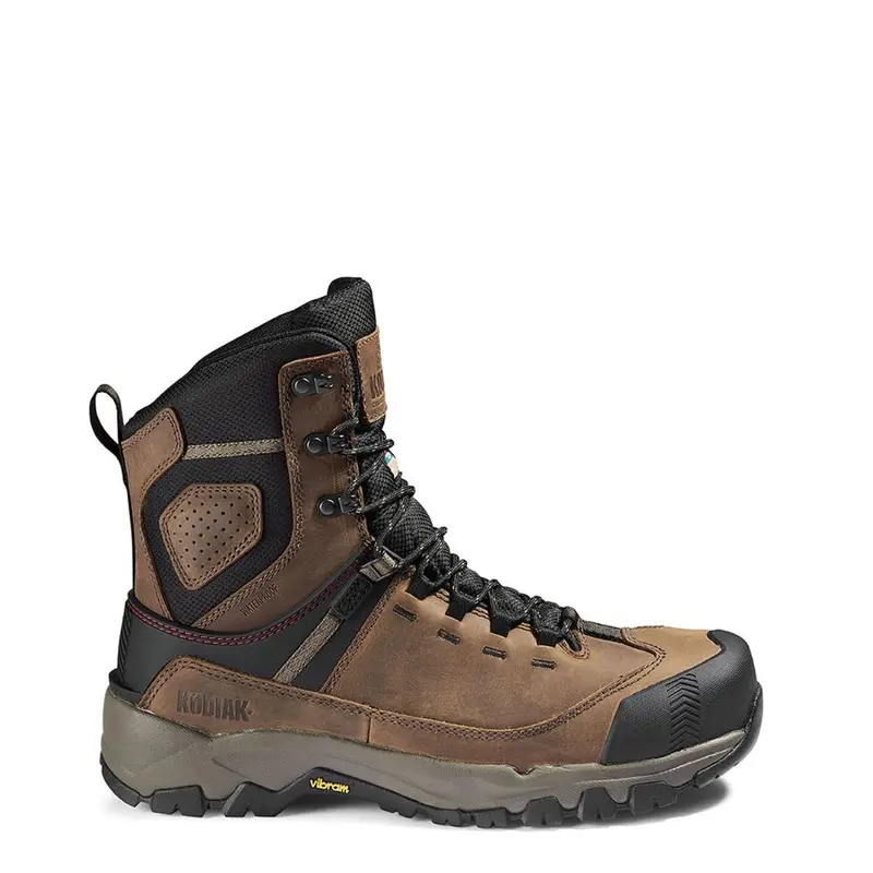 Kodiak Quest Bound Men's 8 Inch Waterproof Composite Toe Work Boot Kd0a4thhbrn - Brown 3
