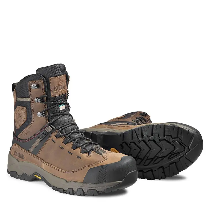 Kodiak Quest Bound Men's 8 Inch Waterproof Composite Toe Work Boot Kd0a4thhbrn - Brown 6