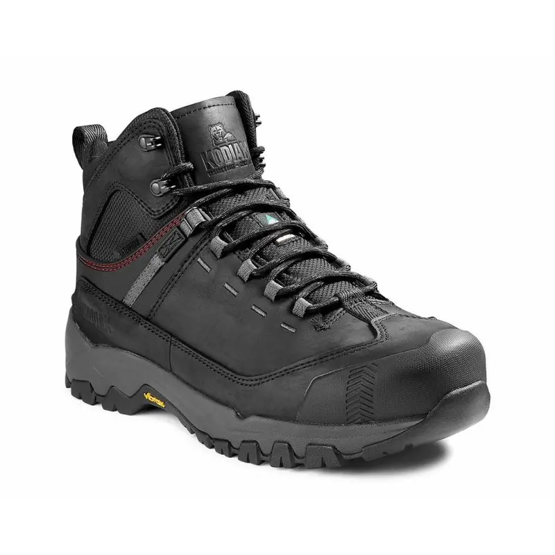 Kodiak Quest Bound Mid Men's 6 Inch Waterproof Composite Toe Work Boot Kd0a4telblk - Black 1