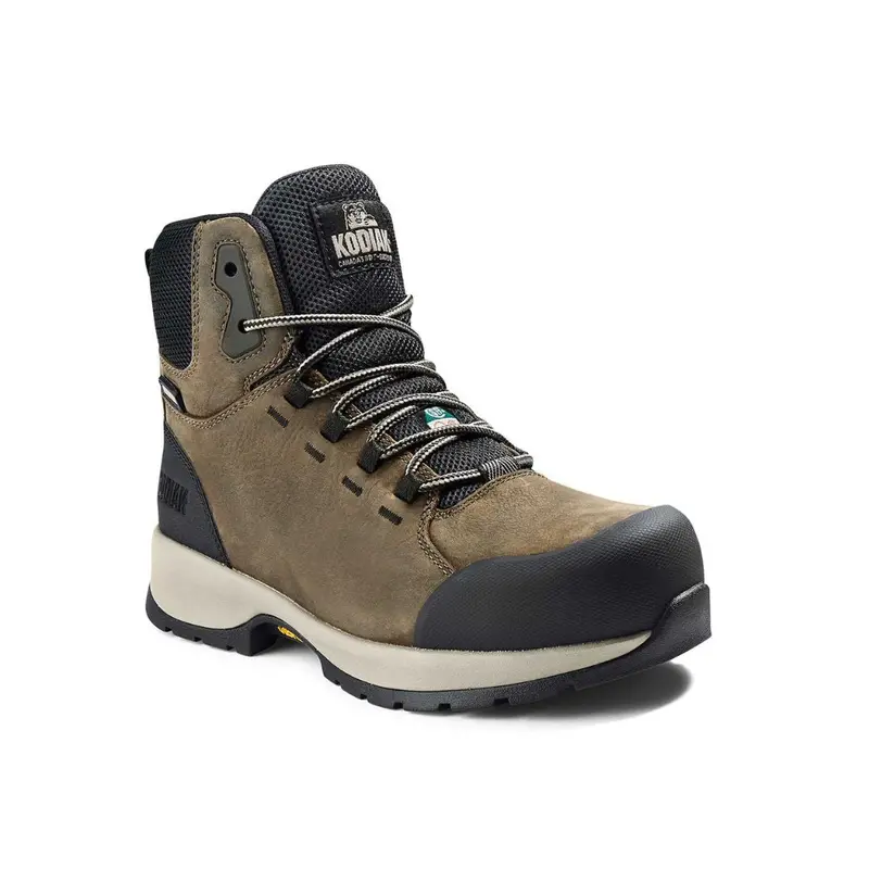 Kodiak Quest Bound Mid Women's 6" Waterproof Composite Toe Work Boot 837Afs - Brown 1