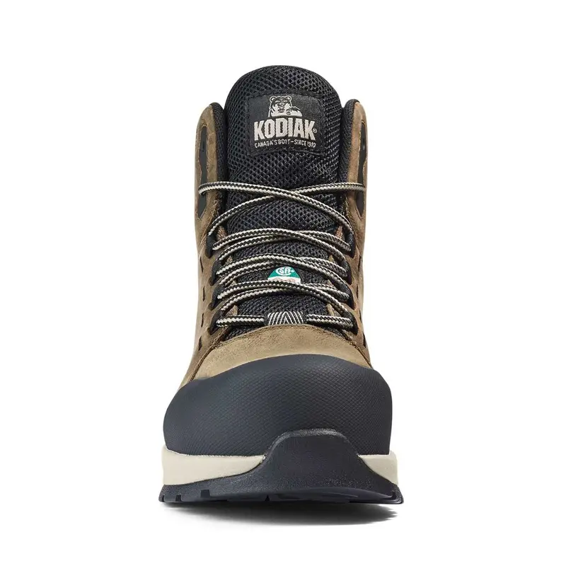Kodiak Quest Bound Mid Women's 6" Waterproof Composite Toe Work Boot 837Afs - Brown 3