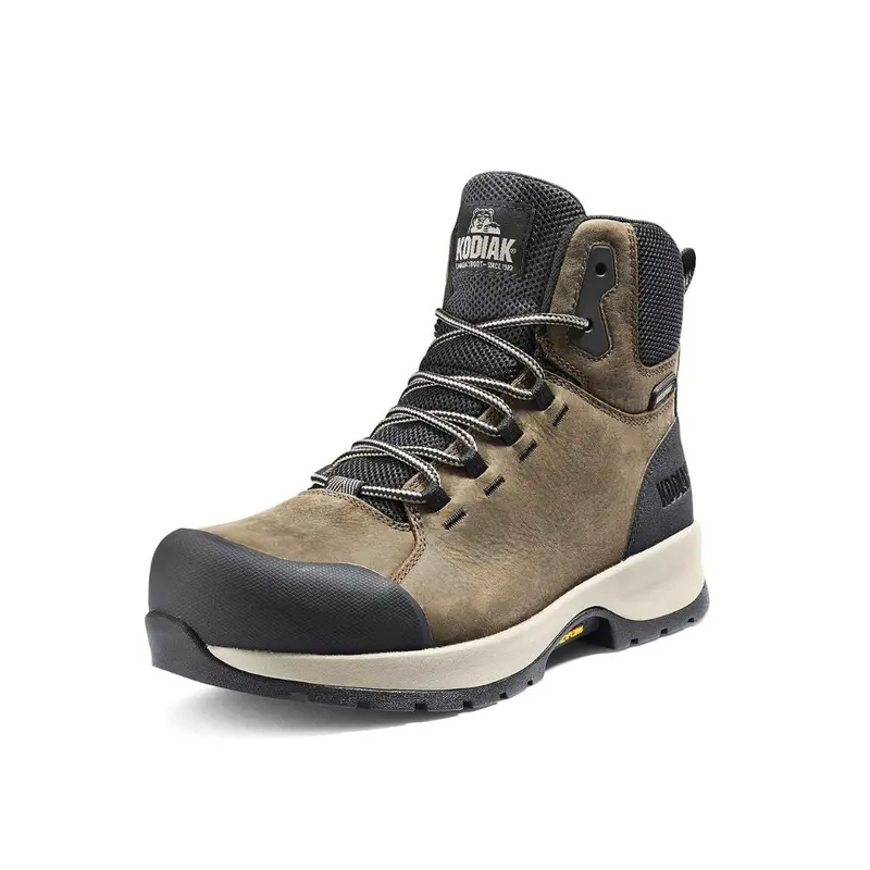 Kodiak Quest Bound Mid Women's 6" Waterproof Composite Toe Work Boot 837Afs - Brown 7