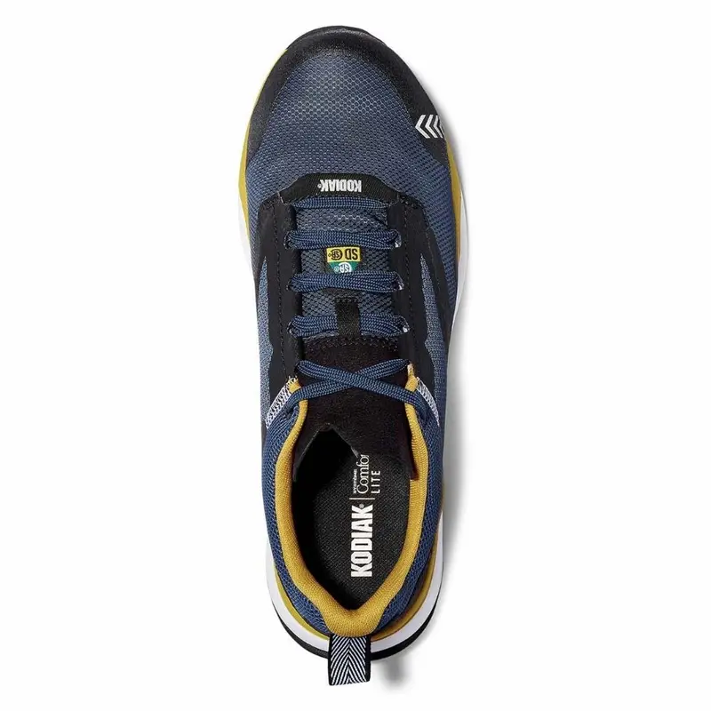 Kodiak Quicktrail Men's Composite Toe Work Safety Sd Athletic Shoe Kd0a4tgznvx - Navy/Gold 3