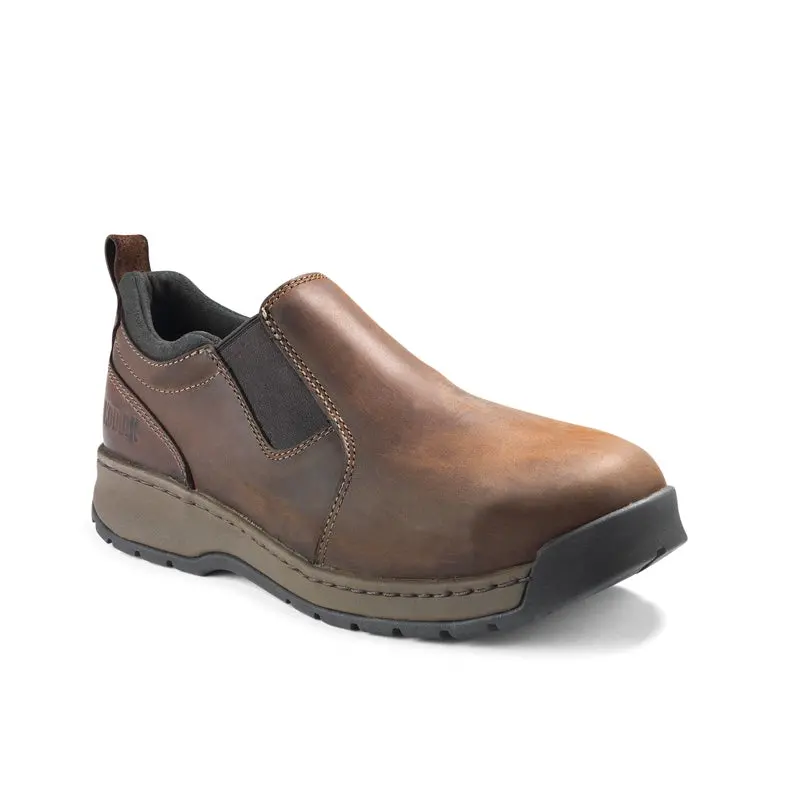 Kodiak Rossburn Men's Aluminum Toe Pull On Work Safety Shoe Kd0a4nlmdbx - Brown 1