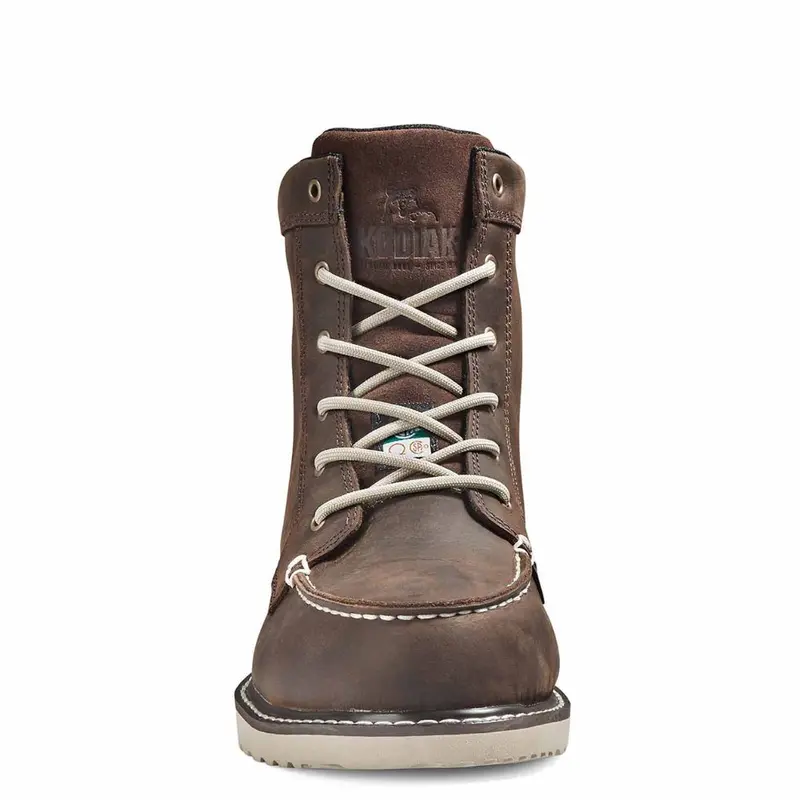 Kodiak Whitton Women's 6" Steel Toe Wedge Work Boot Kd0a4teydbx - Brown 2