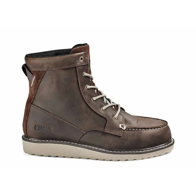 Kodiak Whitton Women's 6" Steel Toe Wedge Work Boot Kd0a4teydbx - Brown 3