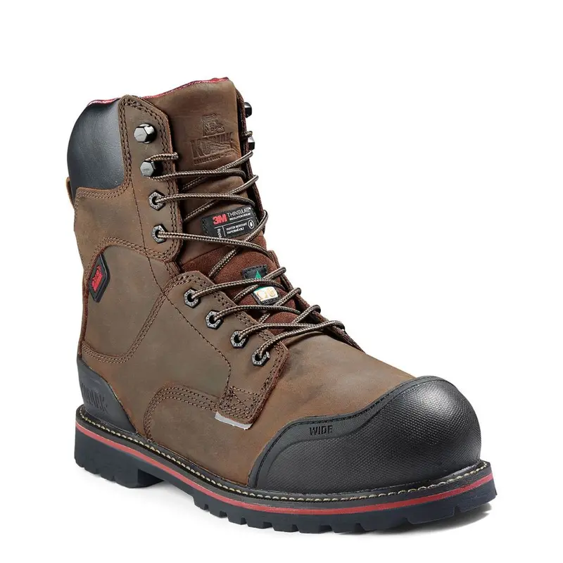 Kodiak Widebody Warm Wp Men's 8" Composite Toe 600G Insulated Work Boot Kd0a8353dbx - Brown 1