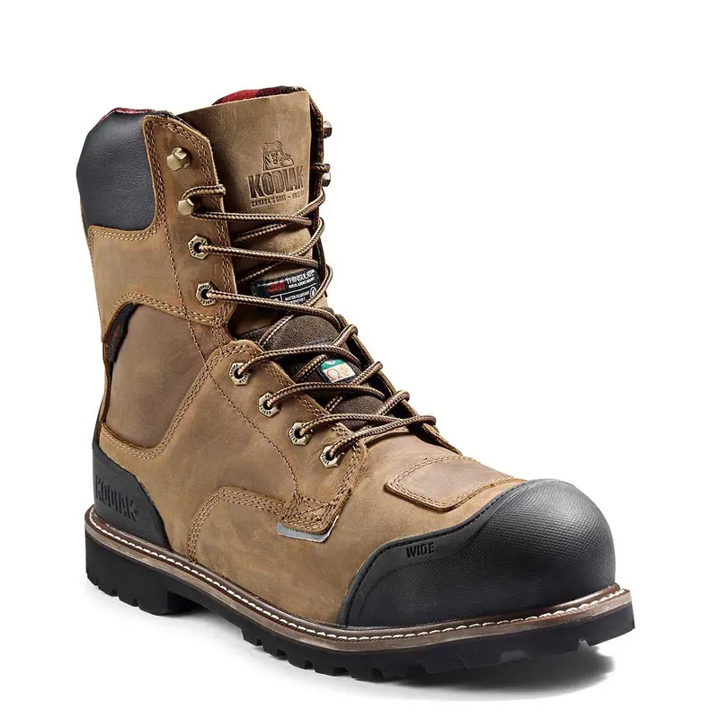 Kodiak Widebody Wp Men's 8" Composite Toe Work Boot Kd0a4tgcbrn - Brown 1