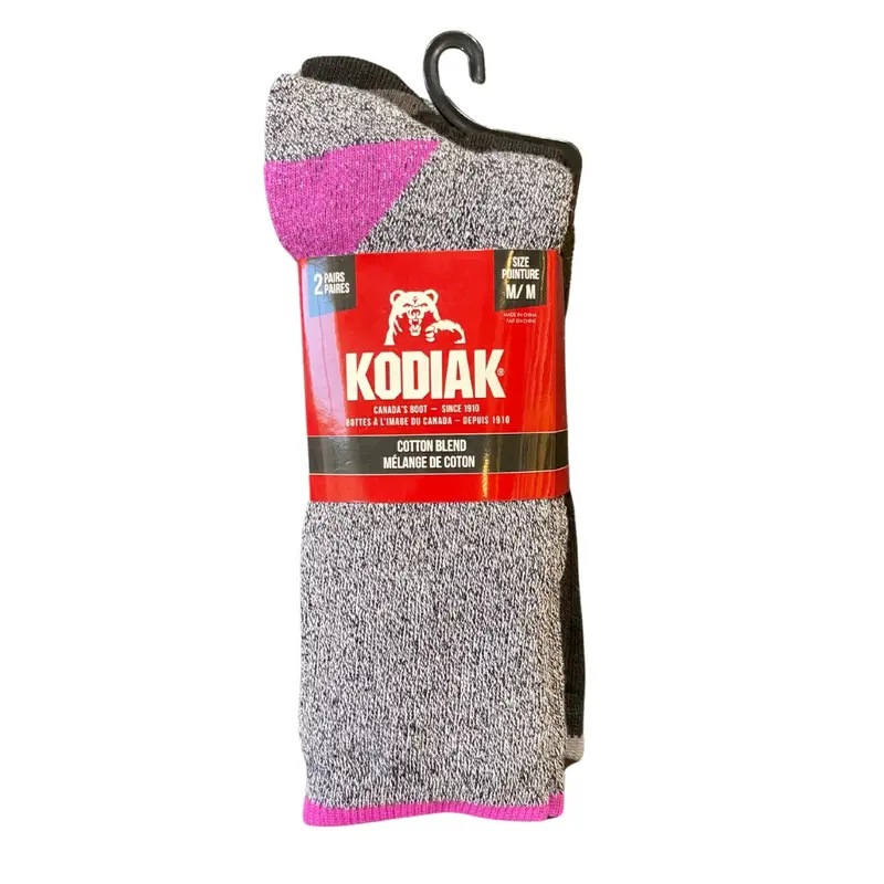 Kodiak Women's Cotton Blend 2-Pack Work Socks 5964 1