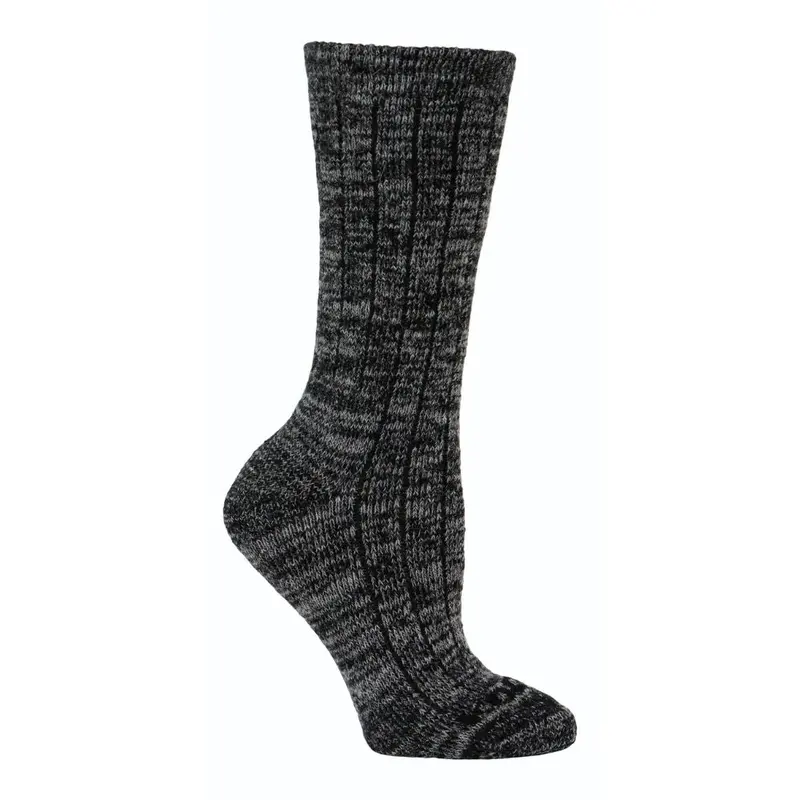 Kodiak Women's Merino Wool Blend Silk Work Socks - Charcoal 1