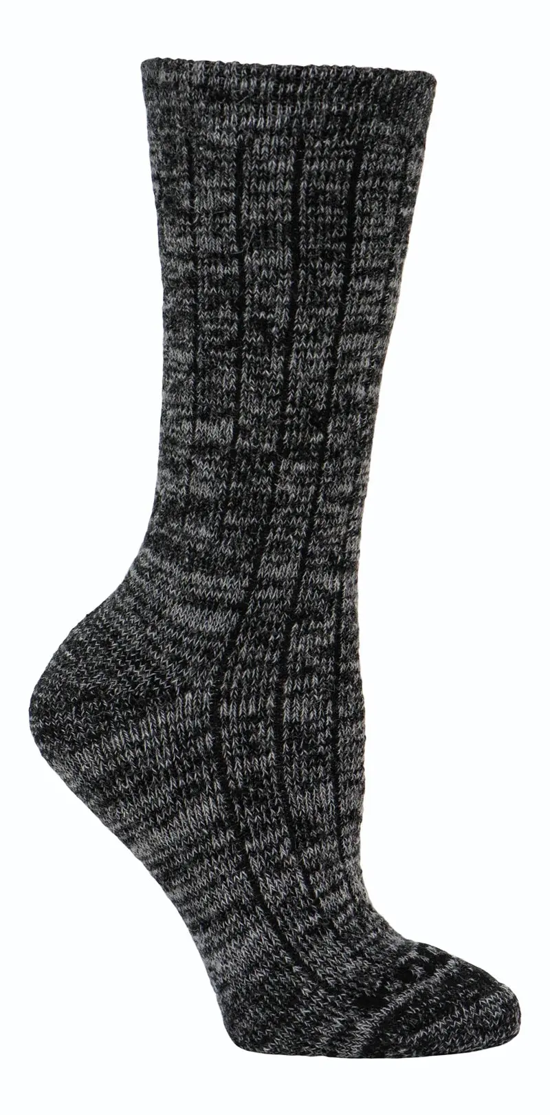Kodiak Women's Merino Wool Blend Silk Work Socks - Charcoal 2