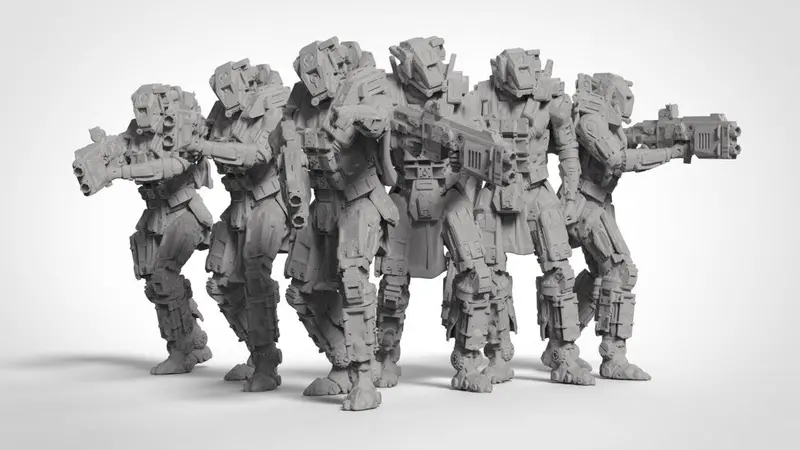 Koloss Assault Rifle Team (6) 6Mm 1