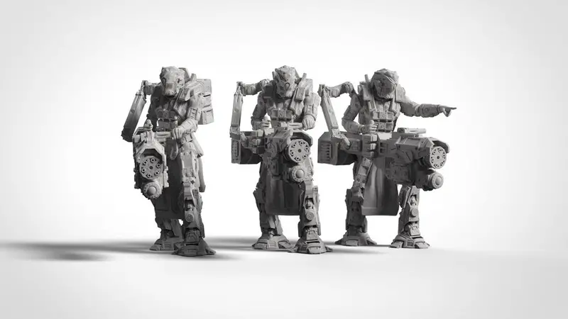 Koloss Chaingun Team (3) 6Mm 1