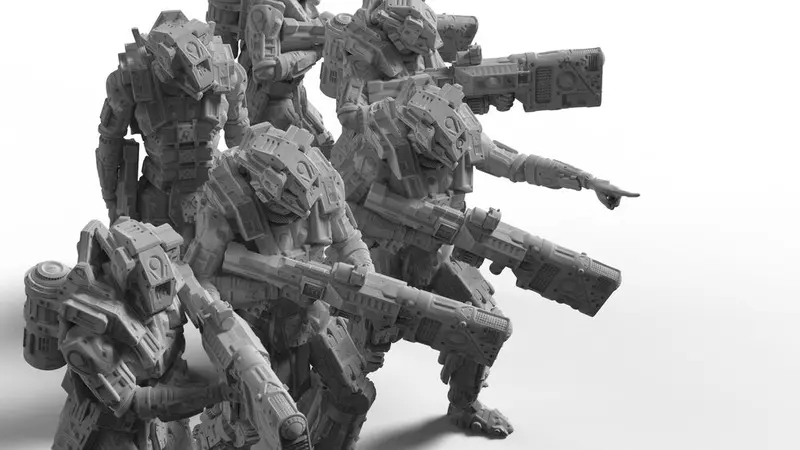 Koloss Energy Rifle Team (6) 10Mm 1