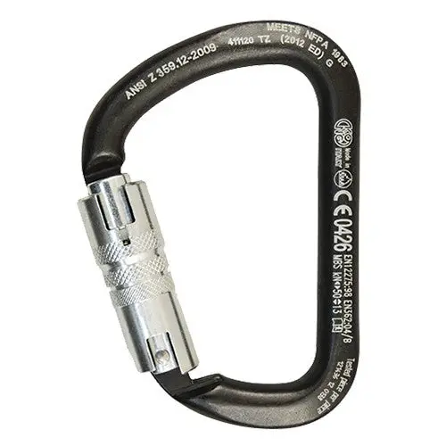 Kong Xl Ansi Twist Lock Carbon Steel Carabiner #Kng-411-Tz 1