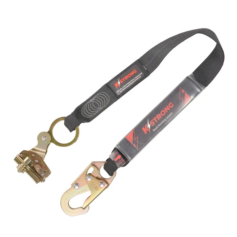 Kstrong® 3 Ft. Openable Rope Grab With Shock Pack Lanyard 2