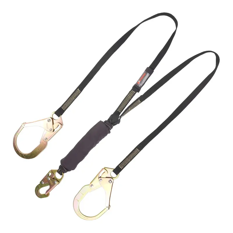 Kstrong® 6 Ft. Welder's Sal, Twin Leg 100% Tie Off Dielectric Arc Flash Rated With Snap Hook And 2 Rebar Hooks (Ansi) 1