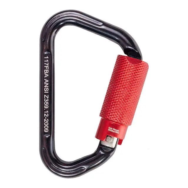 Kstrong® Aluminum Bulb Type .67” Opening Carabiner (Ansi) #Ufc401400 2