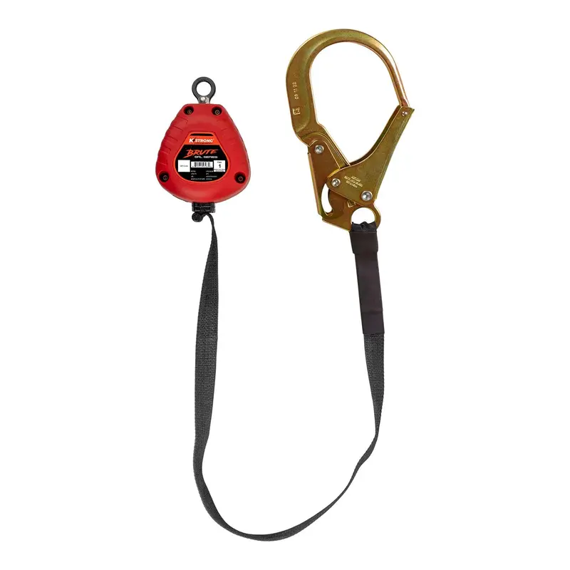 Kstrong® Brute™ 9 Ft. Srl With Hi-Abrasion Resistant Webbing, Forged Rebar Hook And Dorsal Connector (Ansi) #Ufs359206 2