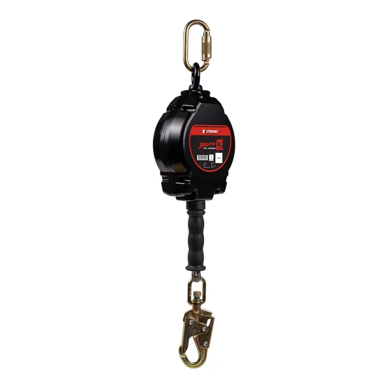Kstrong Brute-Al 30 Ft. Aluminum Housing Cable Srl W/ Snap Hook (Ansi) #Ufs480030 1