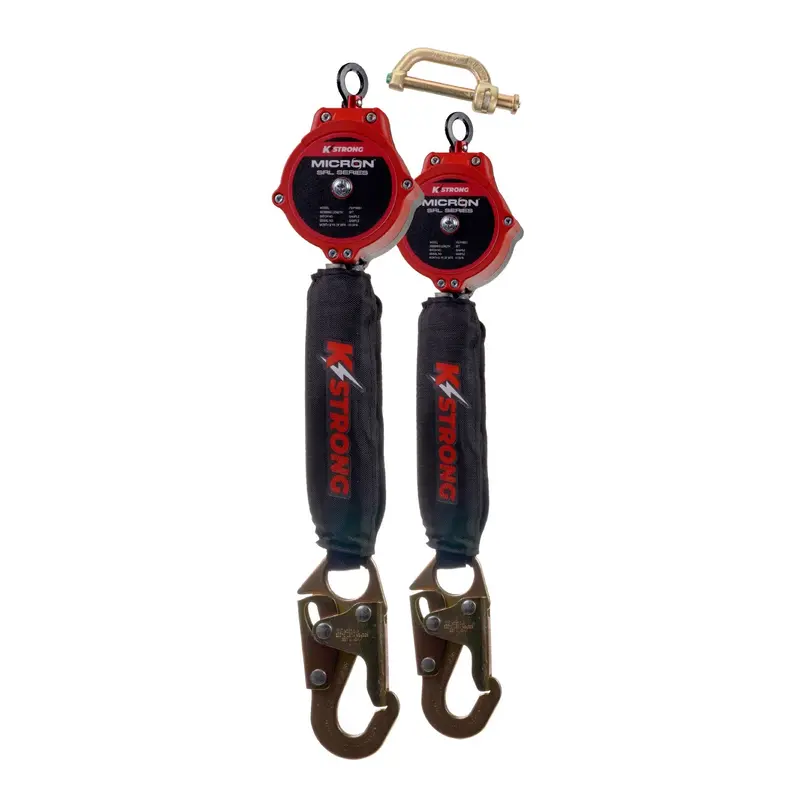 Kstrong® Dual 6 Ft. Micron Srl Assembly With Snap Hooks (Ansi). Includes Connector To Attach To Harness. 1