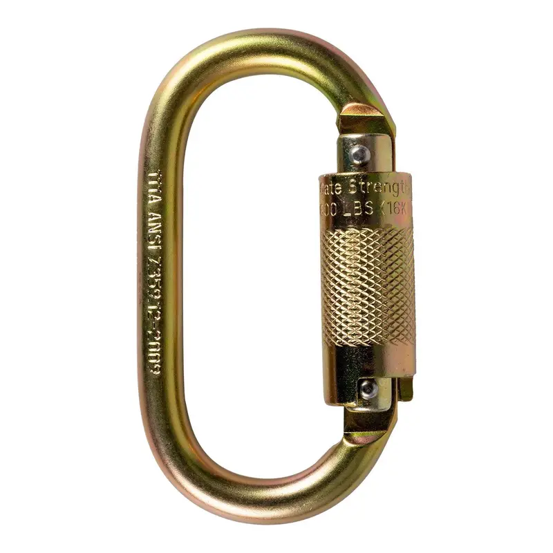 Kstrong® Oval Quarter Turn Locking Steel Carabiner (Ansi) 1