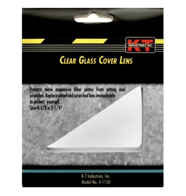 Kt Industries Clear Glass Cover Lens 4 1/2 X 5 1/4 #4-1150 1