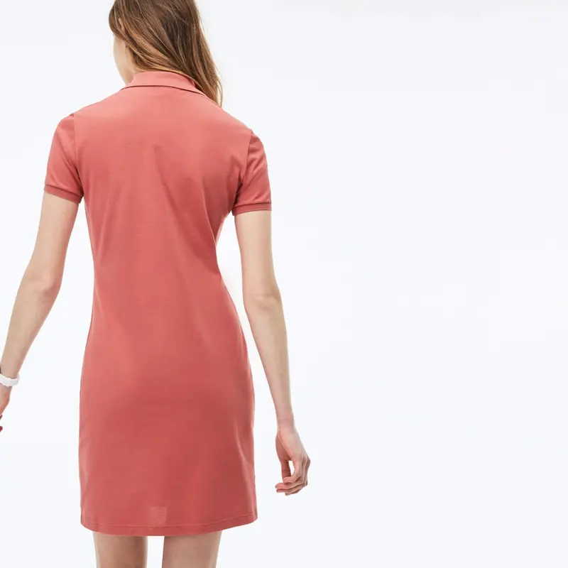 Lacoste Women's Stretch Cotton Mini Piqué Polo Dress Ef8470-Zv9 3