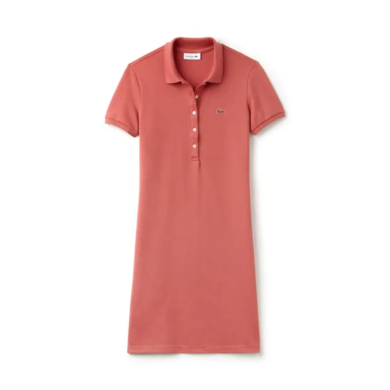 Lacoste Women's Stretch Cotton Mini Piqué Polo Dress Ef8470-Zv9 4