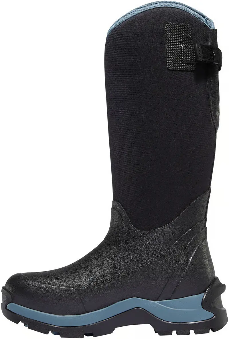 Lacrosse Womens Alpha Thermal Boots Black/Cerulean 7Mm 644105 2