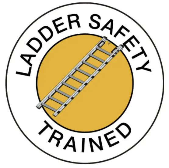 Ladder Safety Trained Hard Hat Marker Hm-136 1