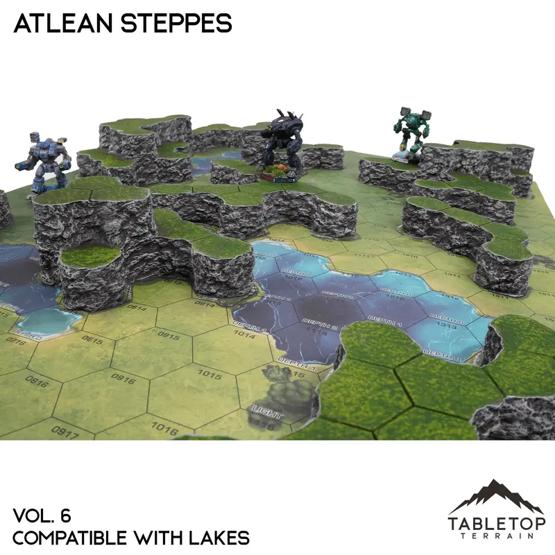 Lakes Compatible Map Hill Sets - Atlean Steppes 1