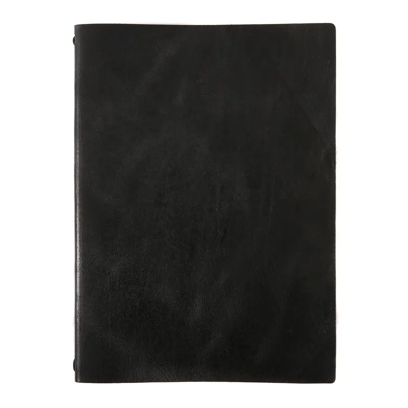 Leather Menu Cover A4 "Raw" 2