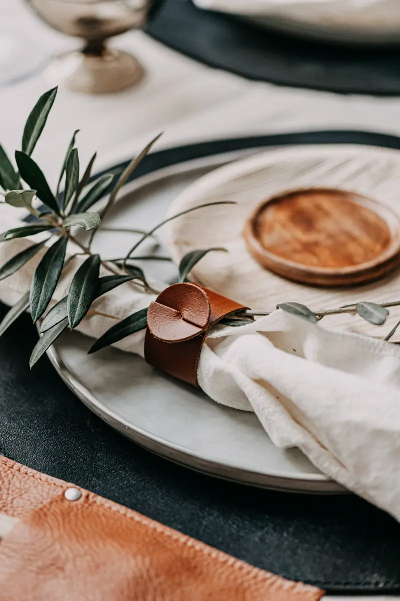 Leather Napkin Rings 1