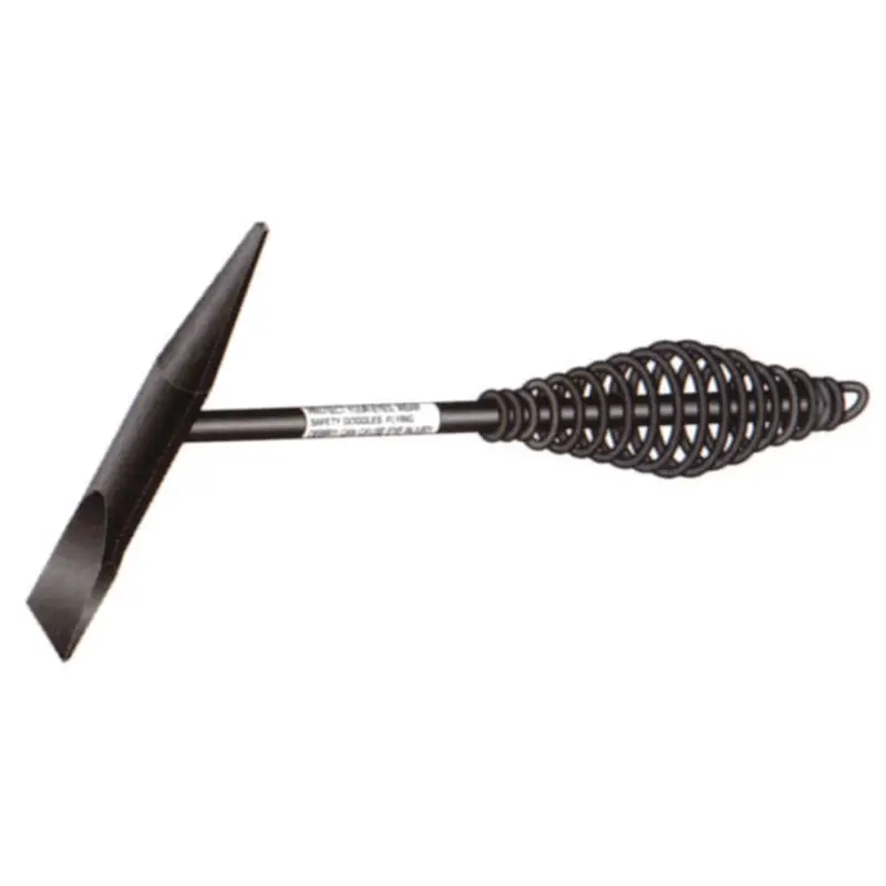 Lenco Spring Handle Chipping Hammer, Lhc-2, 10 In, 16 Oz Head, Cross Chisel And Pick, Steel Handle 1
