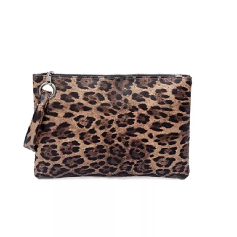 Leopard Print Clutch Bag 1