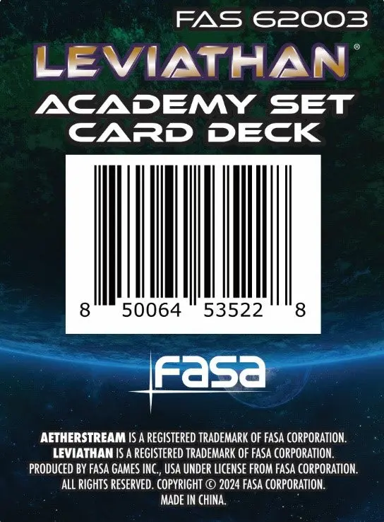 Leviathan: Academy Set Card Deck 1