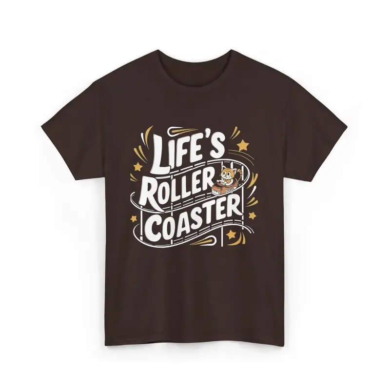 Life Roller Coaster Cotton Tshirt 6