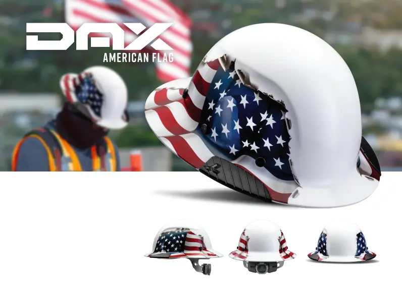 Lift Dax Fiber Resin Full Brim Hardhat 1