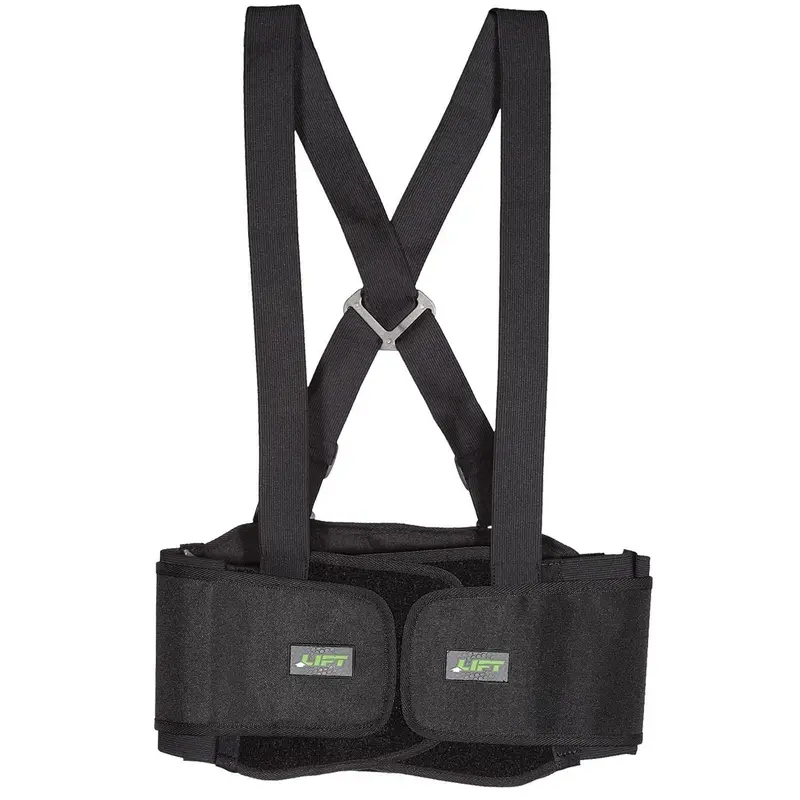 Lift Safety Stretch Back Belt (Black) #Bsh-6K 1