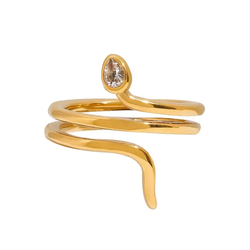 Light Luxury Snake Ring 1