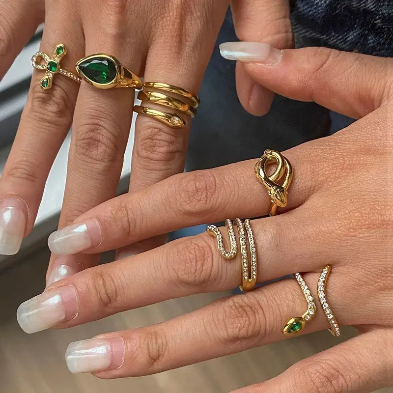 Light Luxury Snake Ring 4