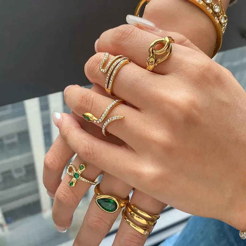 Light Luxury Snake Ring 6