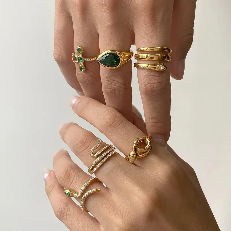Light Luxury Snake Ring 8