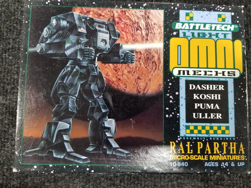 Light Omni Mechs Box- Empty Box #10-840 1